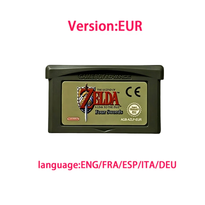 HEIẞER VERKAUF GBA-Spielkassette 32-Bit-Videospielkonsole Spielkarte Link To The Past Awakening DX Minish Cap@@