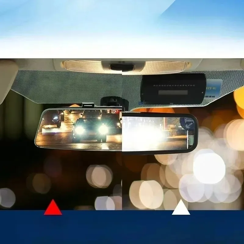 

For Car Rear View Mirror Children Anti Glare Wide Angle 2.5D Full Screen Micro Curve Glass Auto Accessories Interi for Frameless