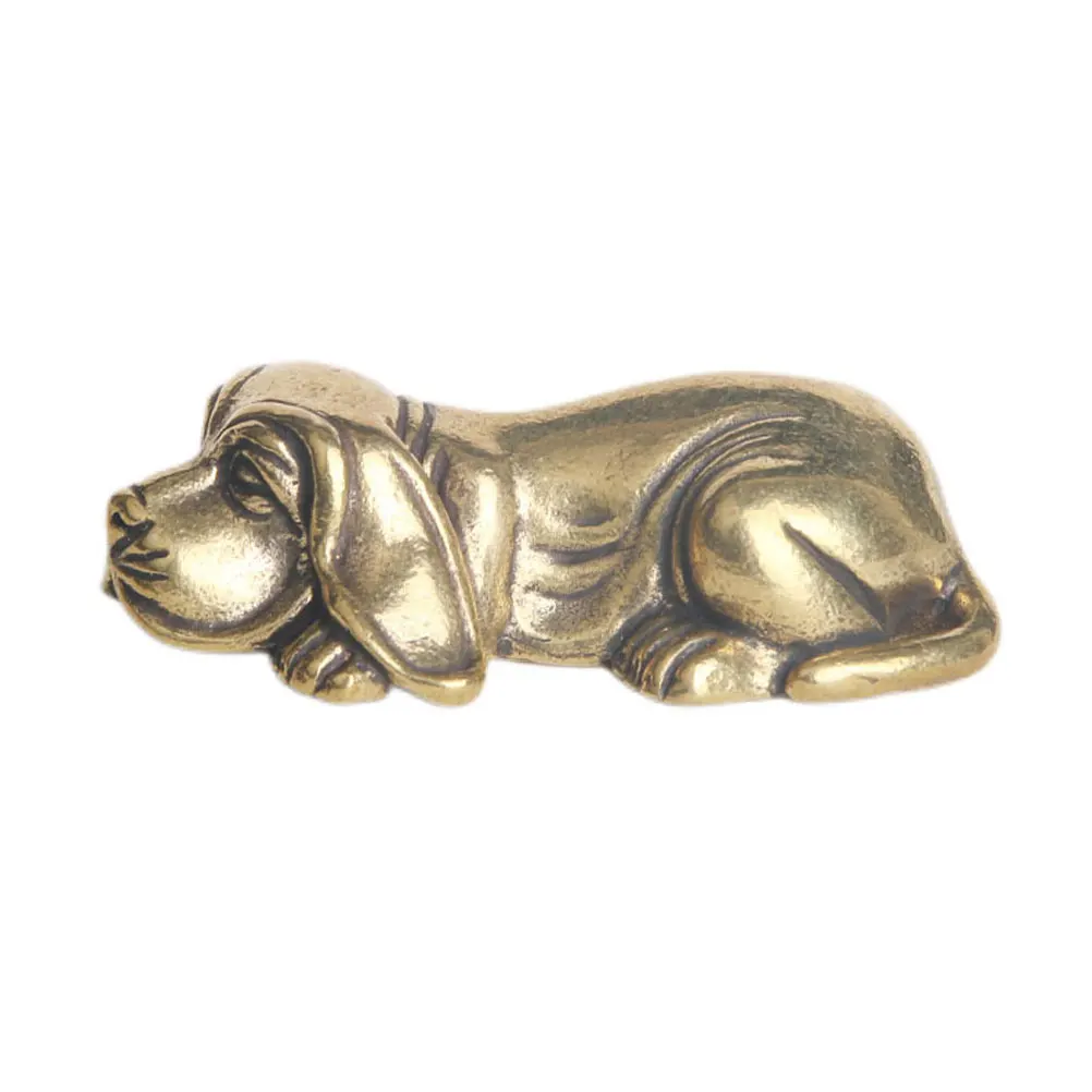 

Dog Decoration Ornaments Statue Home Desktop Pet Themed Brass Cute Decorative Rustic Puppy Decorations