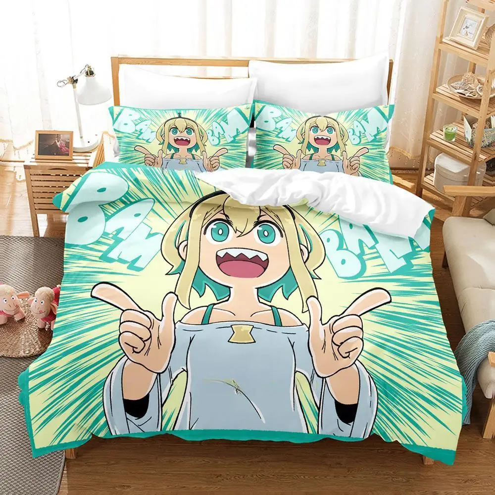 

3d Print Anime Kawaii Girls Amano Pikamee Bedding Set Single Twin Full Queen King Size Bed Set Adult Kid Bedroom Duvetcover Sets