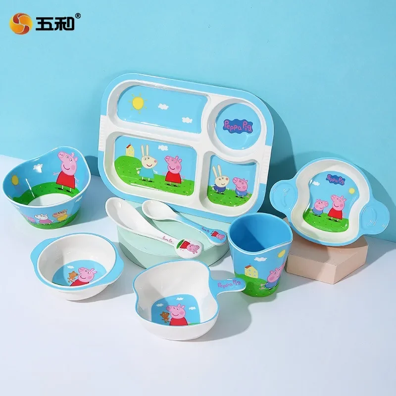 페파피그 어린이 그릇 귀여운 이유식 숟가락 식기 마시는 컵