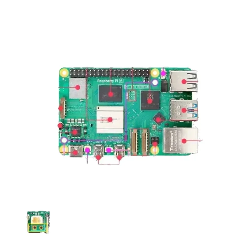 Raspberry Pi 5th generation Pi5 development board kit Python programming Linux small computer Raspberry Pi 5B8G