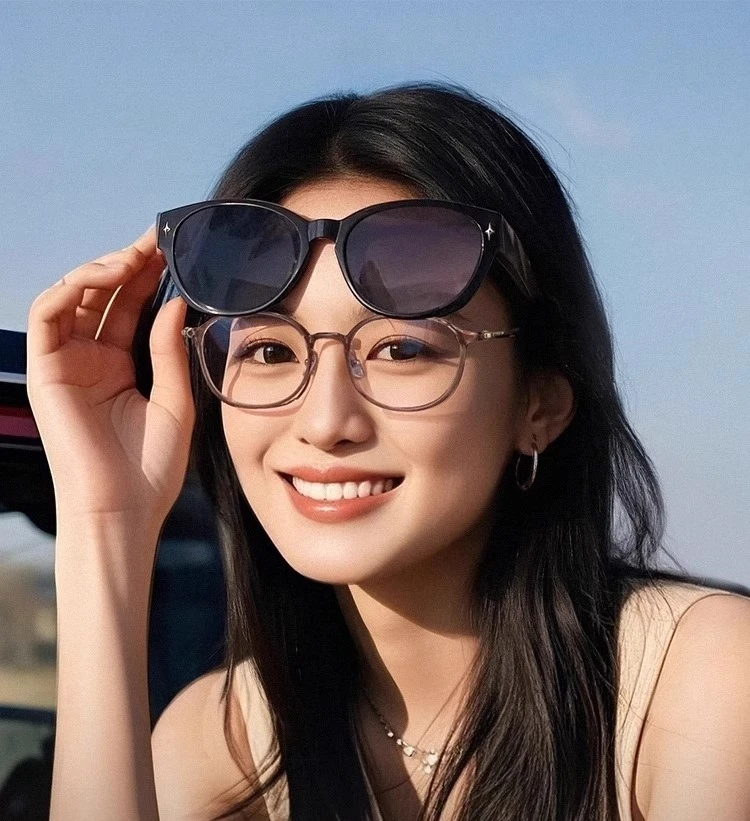 

UV Protection Polarized Cat's Eye Glasses Men's Personality High-grade Sunglasses Girl's Driving Sun Glasses Sports MJ1235