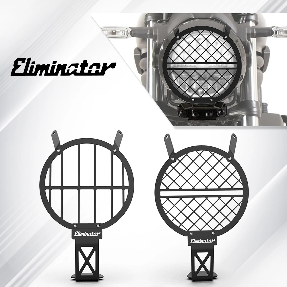 

NEW Motorcycle Accessories Headlight Protector Guard Cover Headlamp Protection Grill For Kawasaki Eliminator 500 2024 2025 2026