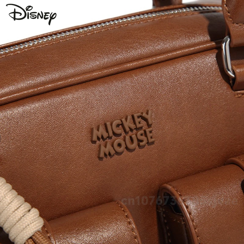 Disney Mickey 2025 Original New Women's Handbag Fashion High Quality Women's Shoulder Bag Premium Versatile Women's Shopping Bag