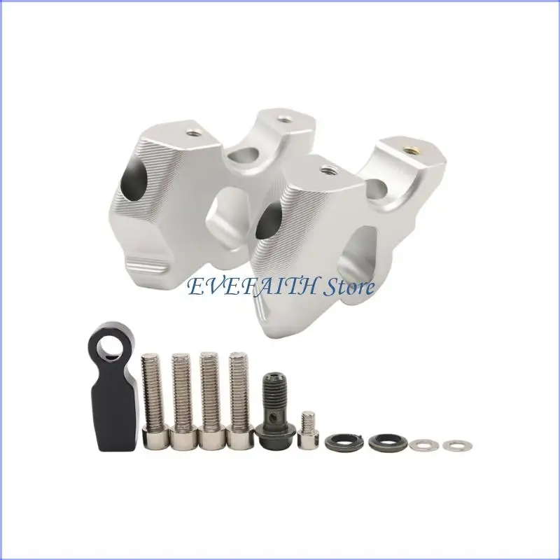 124B Aluminum Motorcycle Risers Set for Cockpit Position Layout