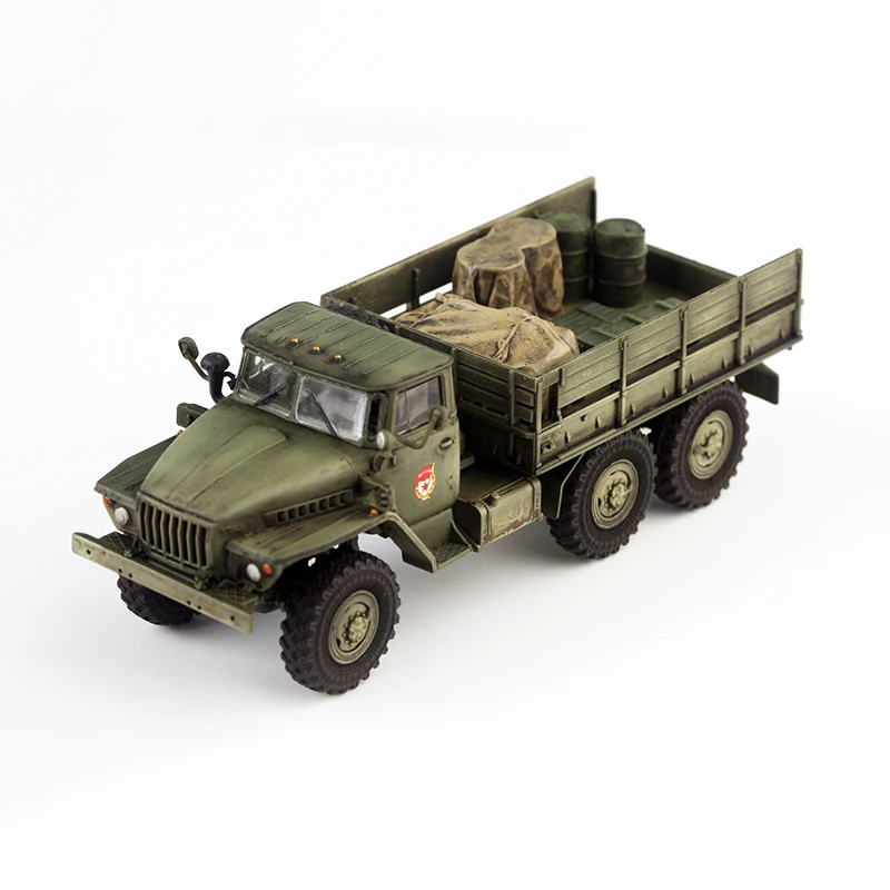 

1:72 Scale Plastic Russia Ural Transport Truck Toys Cars Model Classics Nostalgia Gifts Souvenir Collectibles Static Display