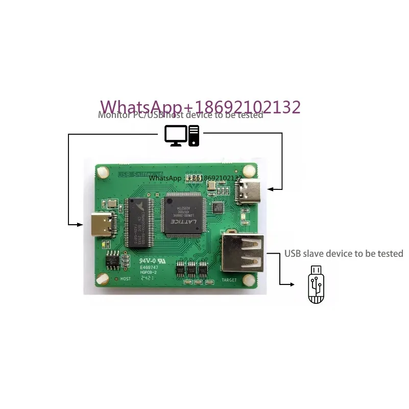 USB Bus Analyzer USB Sniffer USB2.0 USB1.1 Wireshark Open Source Version
