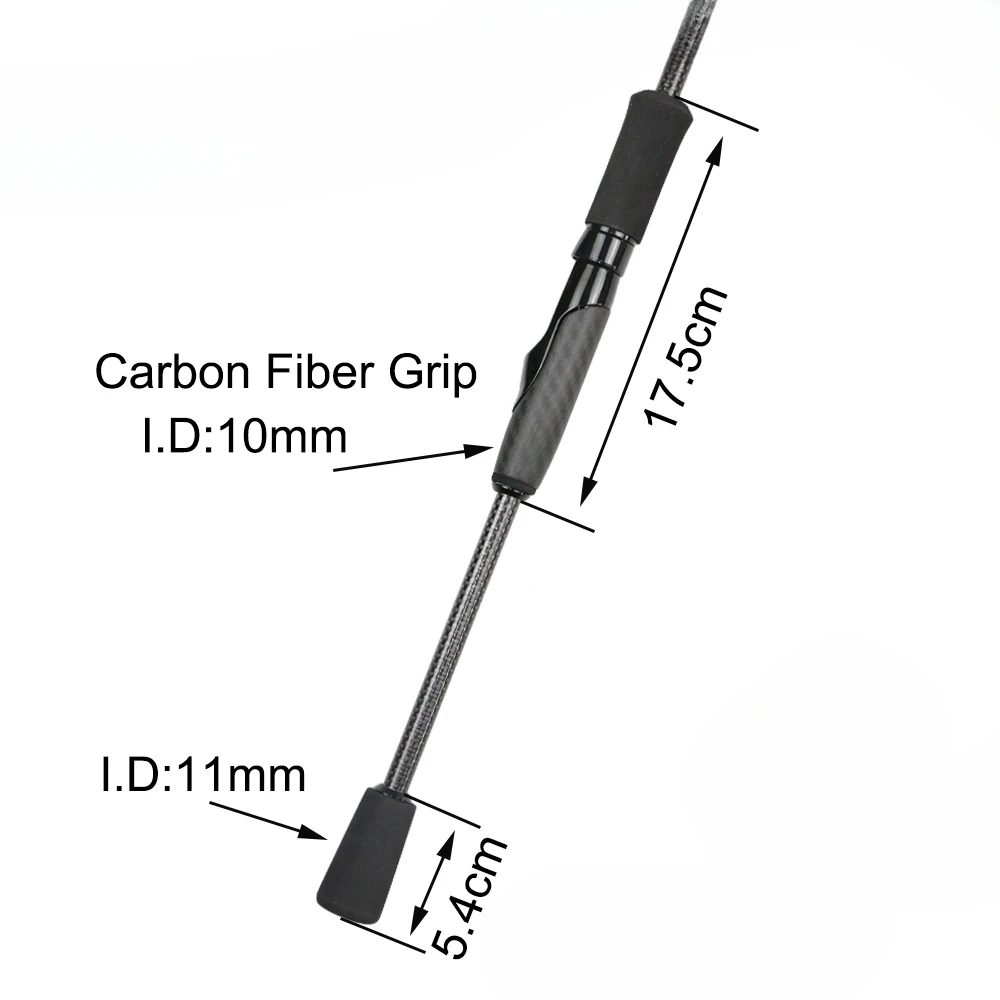 

#Lure Handle Kit Fuji Carbon Fiber Grip Fishing Rod Building Components Pole Repair