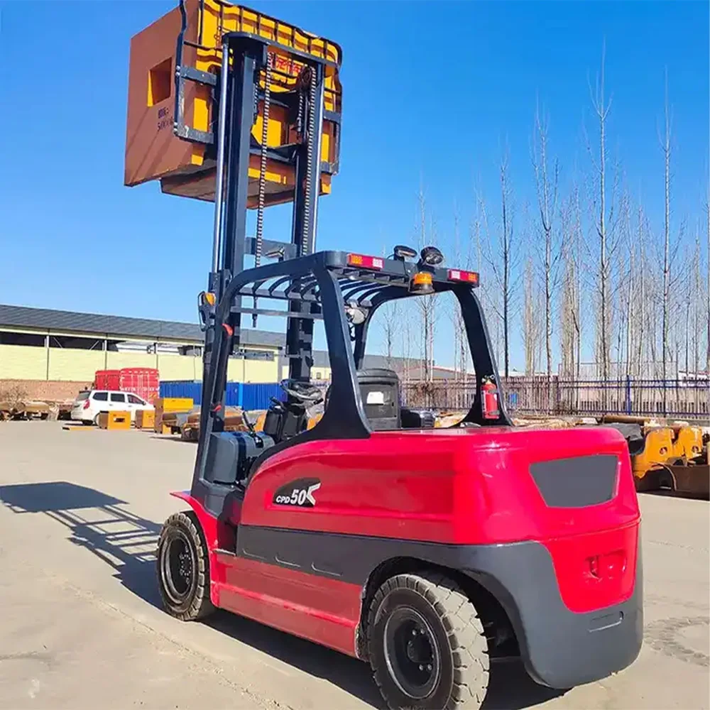 Free Shipping  Forklift CE ISO Certificate 60V  Electric Forklift 3ton 3.5ton 7Ton 10Ton Forklift Truck