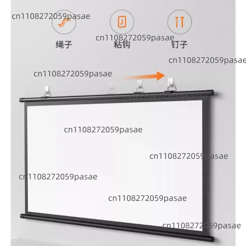 70  Inch High Quality Projector Scree Stand  Portable Tripod Projection Screen with Matte White for Outdoor and Indoor - view 6