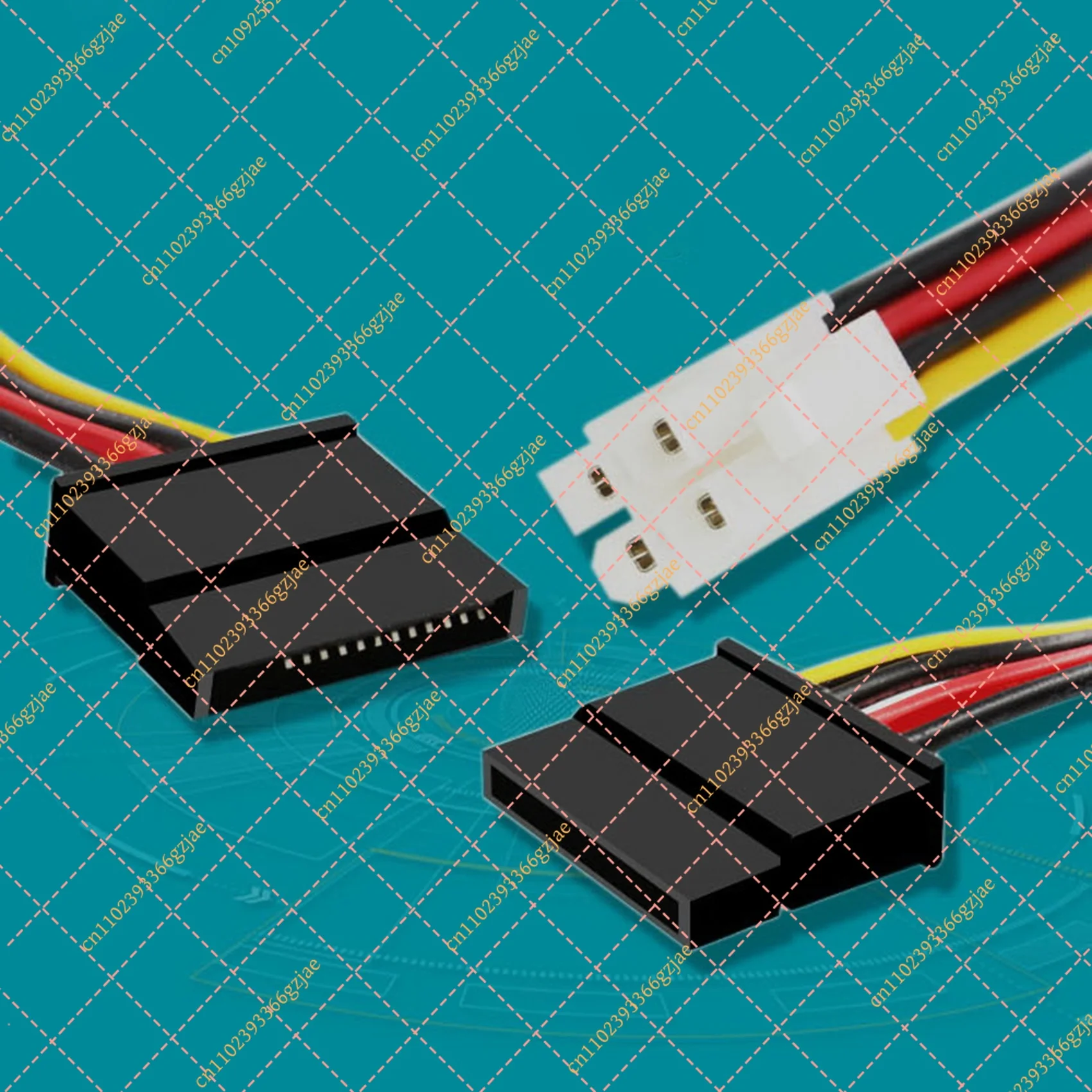 FY 4 Way Hard Disk Selector Controller Hard Drive Power Switch Module for Desktop Computer Support 2.5/3.5 Inch SATA HDD