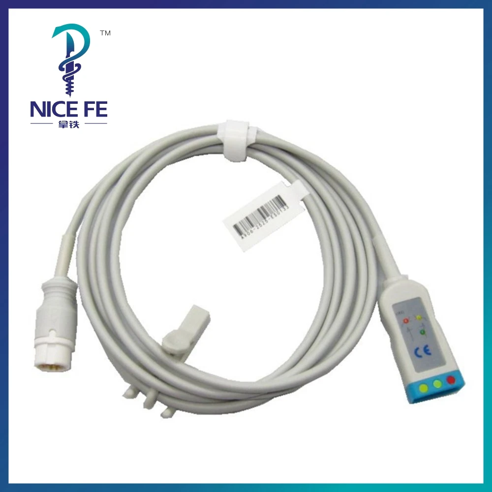 ECG 5-leads Trunk Cable For PHILI M1668A -3-5Leads Patient Monitor