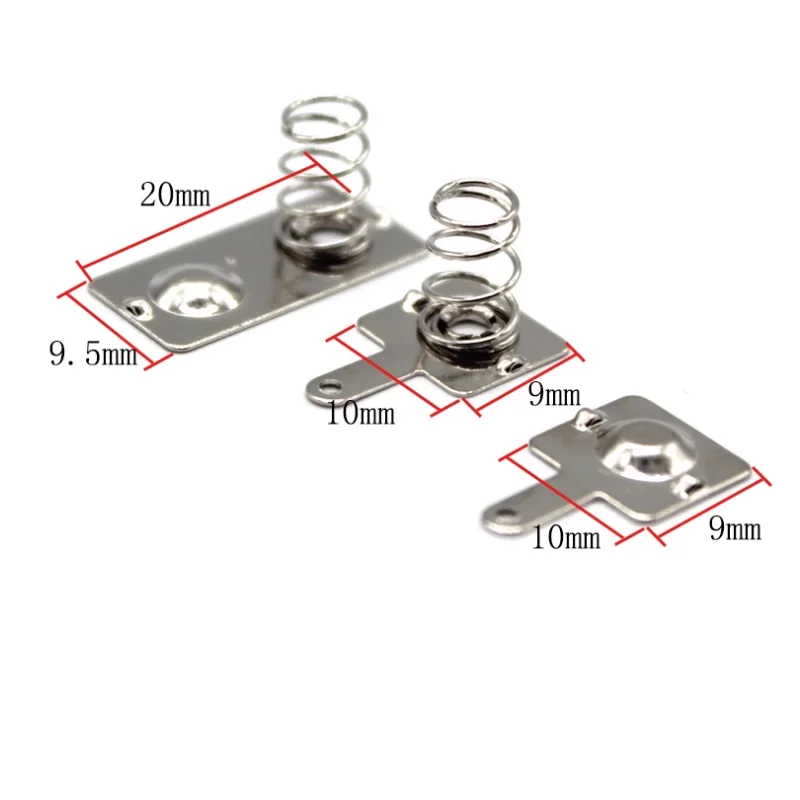 7# battery box spring plate, self-made 1.5V battery box compartment spring plate with positive and negative electrodes in conta