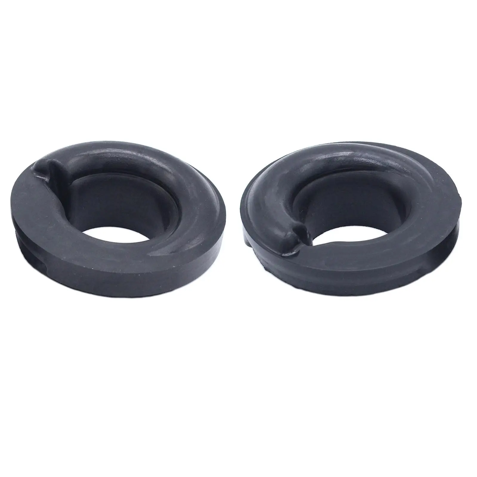 2x Rear Lower Spring Rubber Cup Mount Fit for VW T5 Rubber Mounts Black