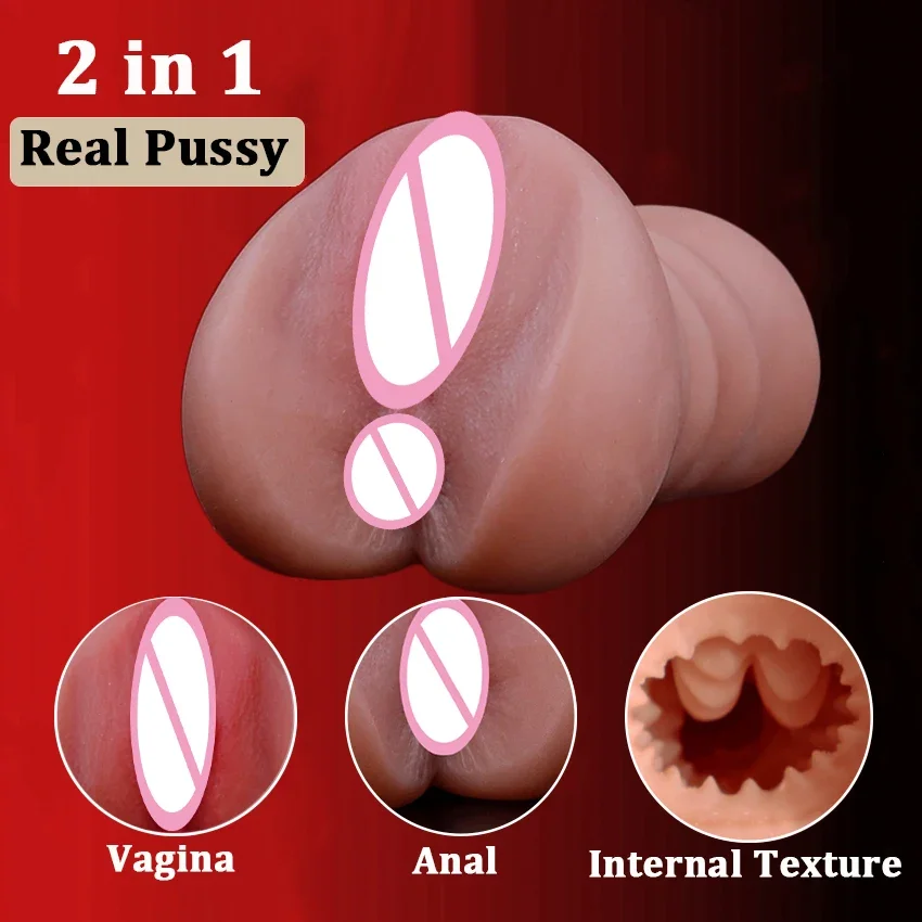 Speeltjes voor Mannen 3D Realistische Kunstvagina Pocket Kut Echte Vagina Sextoys Siliconen Volwassen Product Mannelijke Masturbators Cup