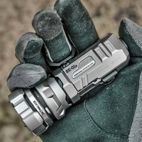 LOOP GEAR SK01S Rechargeable LED Flashlight SFT40 1600Lumen 500 Meters Beam Distance Torch with Ambient Light Effects