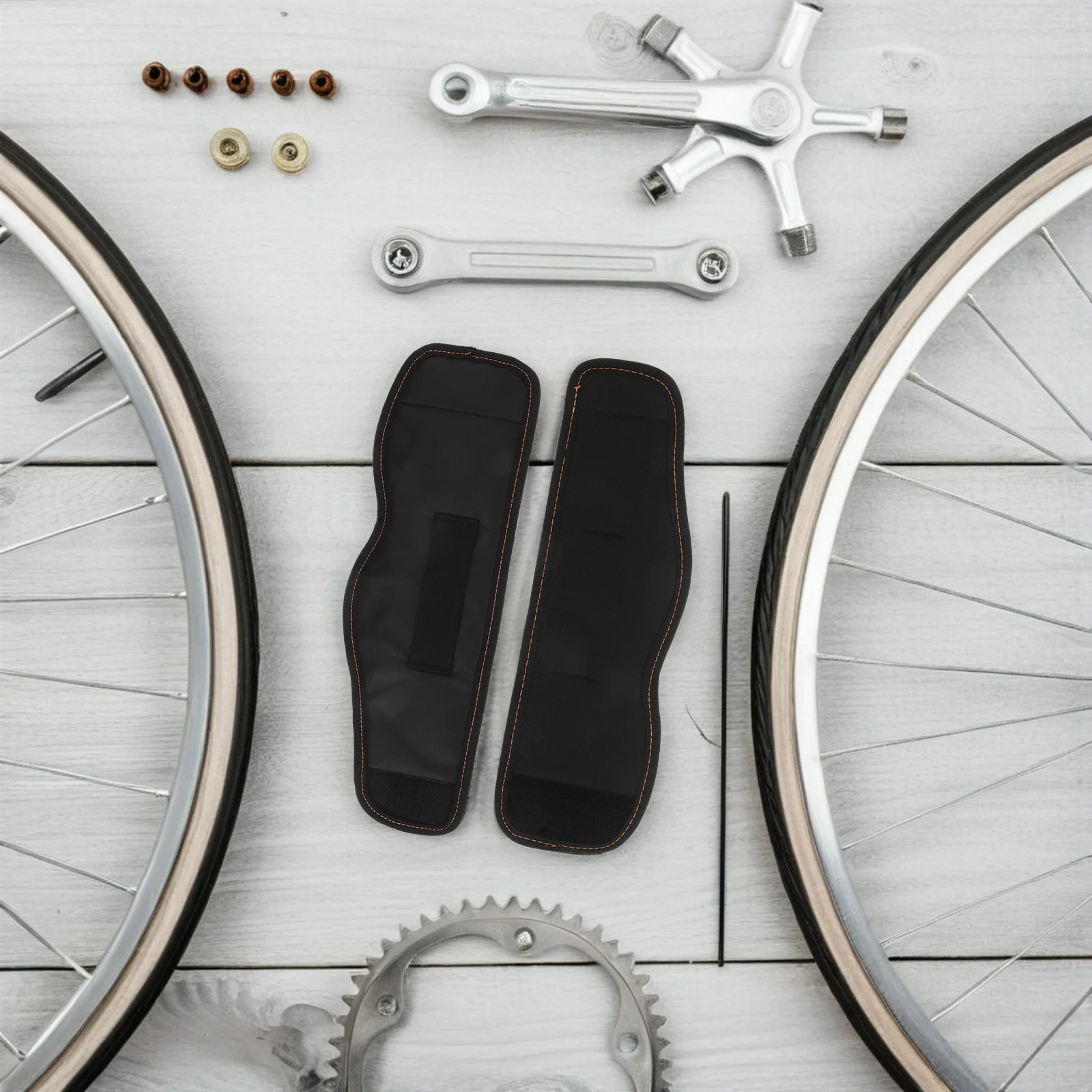 

2pcs Covers Polyester Bicycle Pedal Protectors For Mountain Bike Cycling Footrest Covers Enhanced Grip Stability Rainy