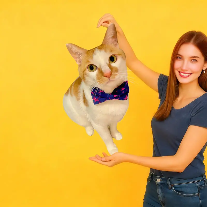 Custom Pet Face Cutout on Stick Personalized Dog Cat Photo Hand Sign Party Photo Booth Prop Customized Pet Head Handheld Sign Gi