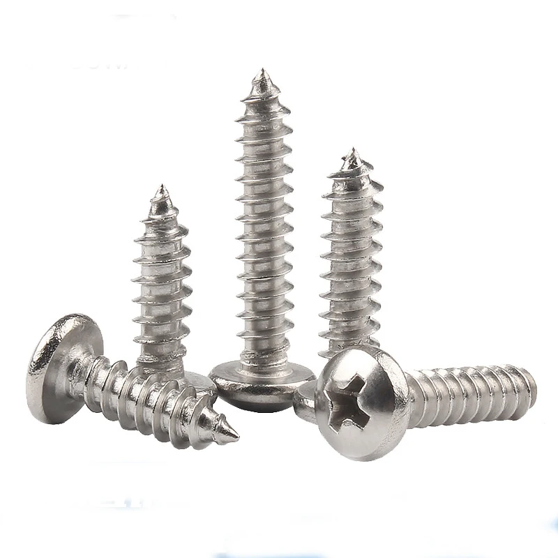 100 teile/los Kredit Blechschraube Edelstahl Kreuzschlitz Rundkopf M1 M1,2 M1,4 M1,5 M1,7 M1,8 M2 M2,2 M2,3 M2,5 M2,6 – Detail 3