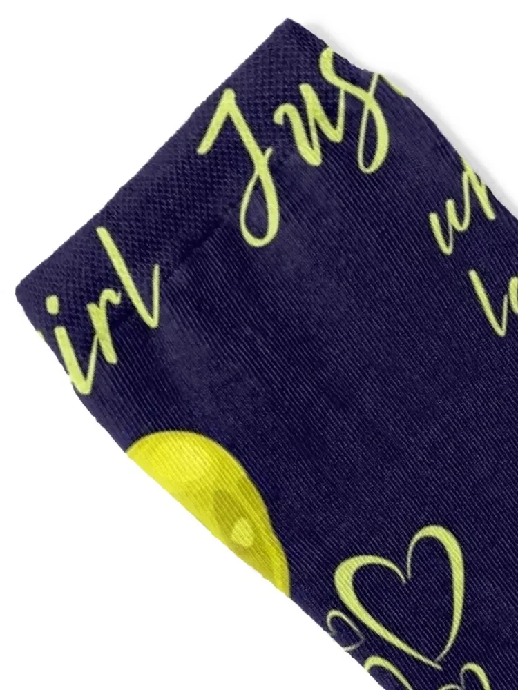 Just a girl who loves pickles Socks warm winter Christmas Ladies Socks Men's