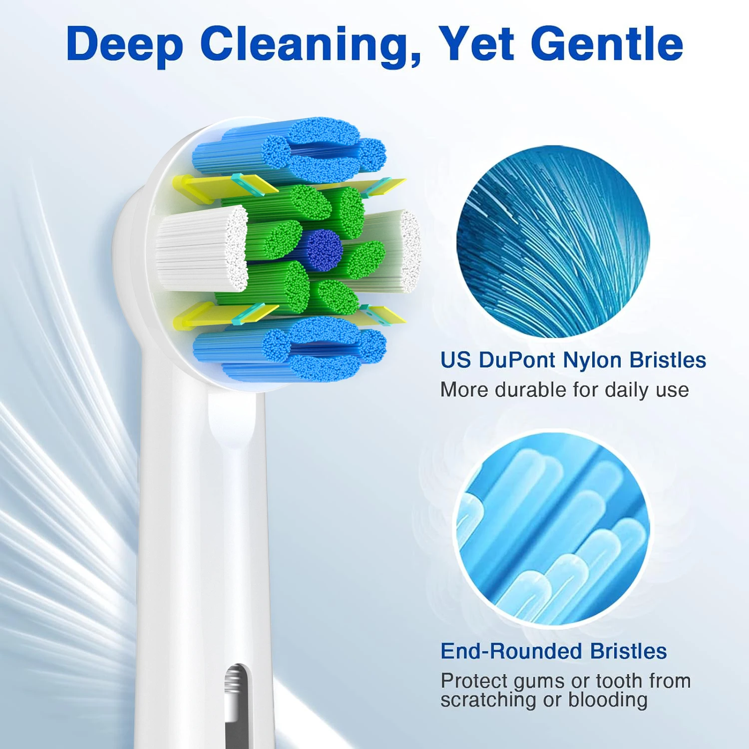 4-12pcs Replacement Brush Heads For Oral-B Electric Toothbrush Advance Power/Vitality Precision Clean/Pro Health/Triumph/3D Exce image 5