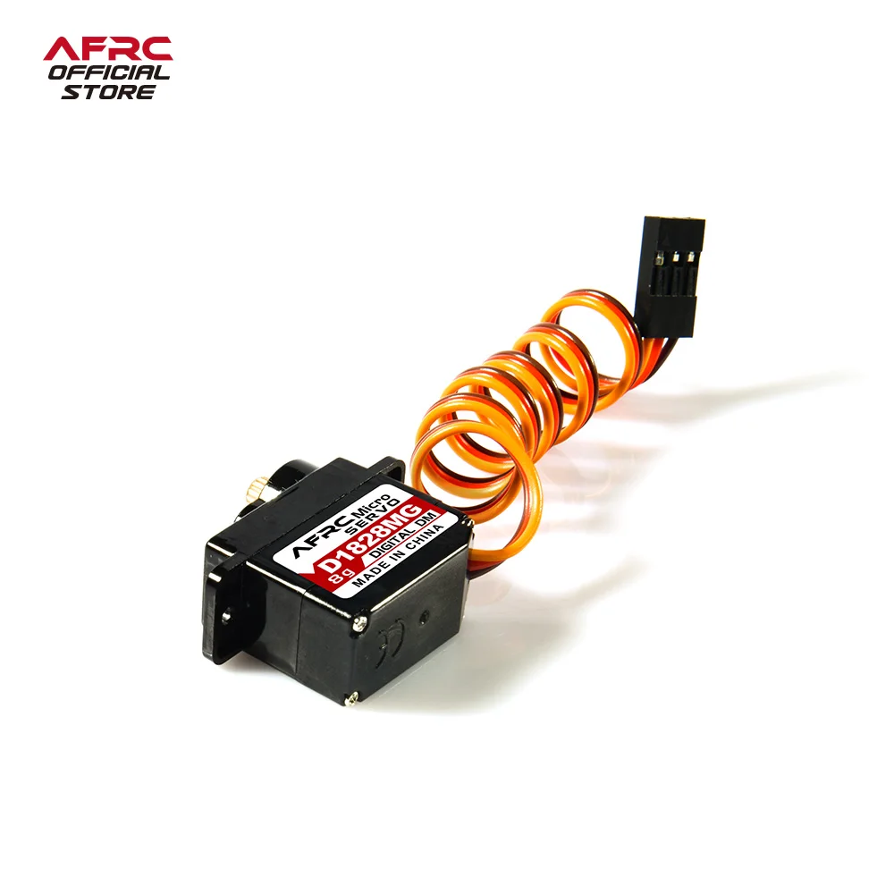 AFRC-D1828MG 8g Micro Metal Gear Servo digitale 1 pz 2 pz per 1/24 1/26 1/28 RC auto ad ala fissa elicottero aggiornamento assemblaggio fai da te