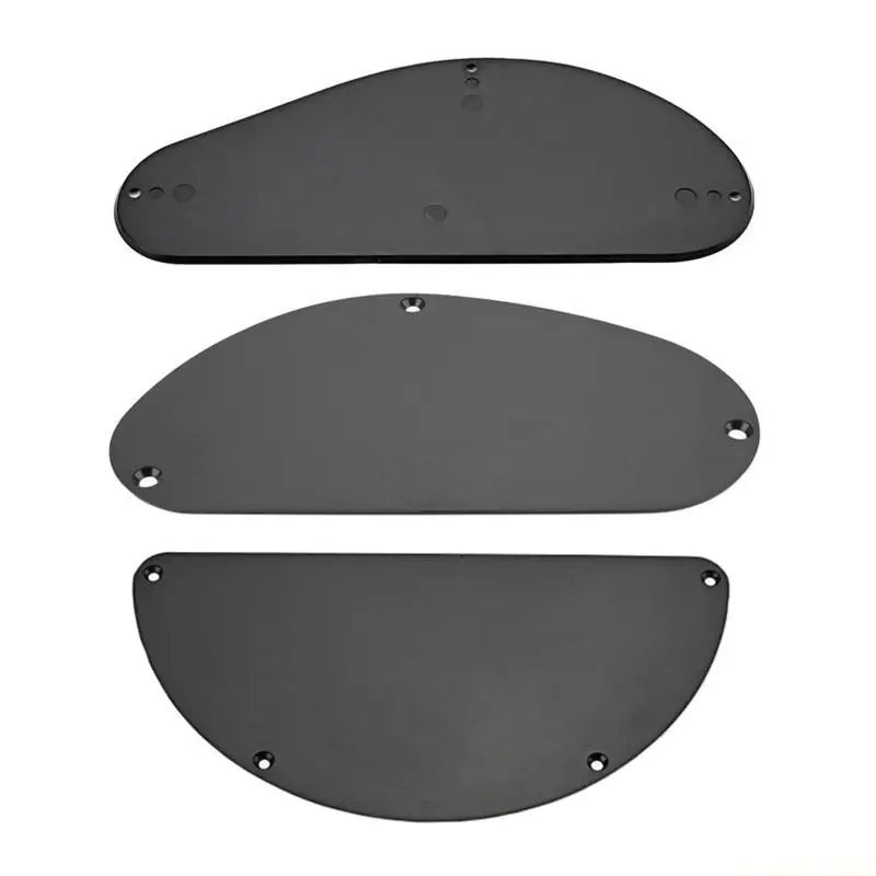 M5TC Black Plastic Bass Guitar Cavity Cover Back Plate Wiring Backplate Guitar Bass Pickguard Guitar Accessory Guitar Parts