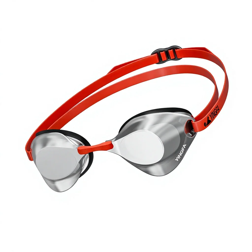 Yingfa racing swimming goggles, universal shell coating, UV protection, low resistance design, professional training and competi