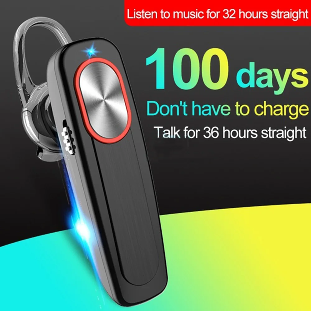 

L9 Wireless Bluetooth 4.1 Headset High-capacity Battery High-definition CVC Noise Reduction Long Endurance Sport Earphones