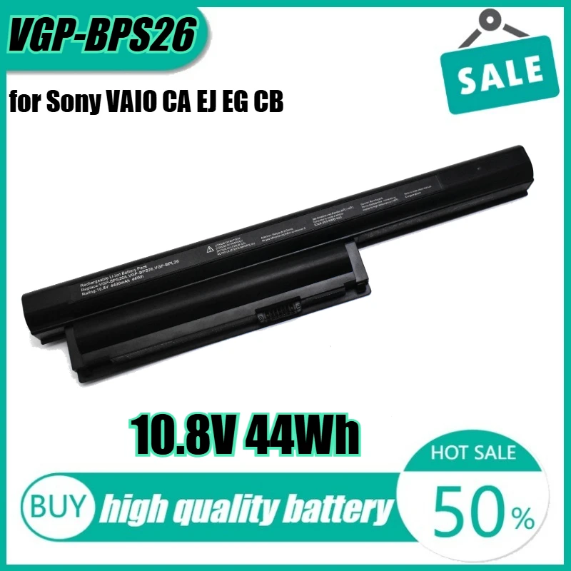 

10.8V 44Wh VGP-BPS26 Laptop Battery for Sony VAIO CA EJ EG CB VGP-BPL26 VGP-BPS26A
