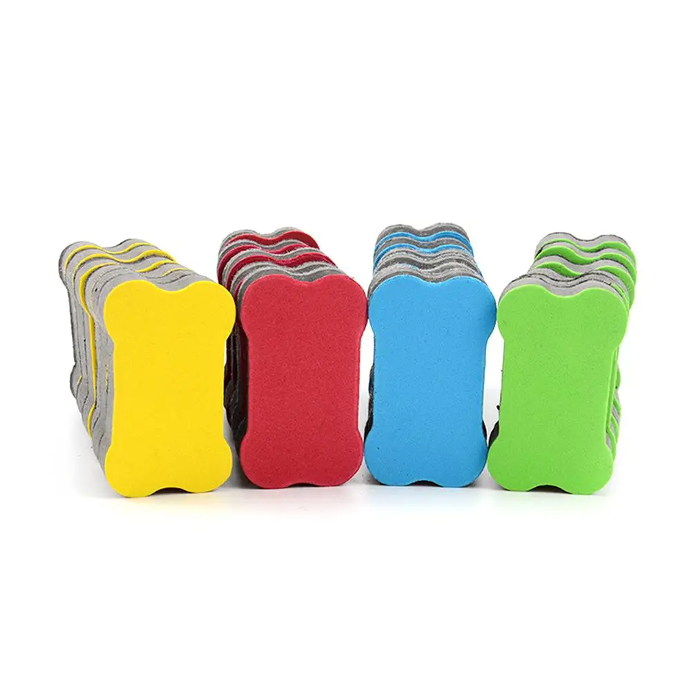 12 шт., ластики для досок, магнитные школьные канцелярские принадлежности, легкие, легко чистящиеся, для детей, учителей, студентов, домашнего использования