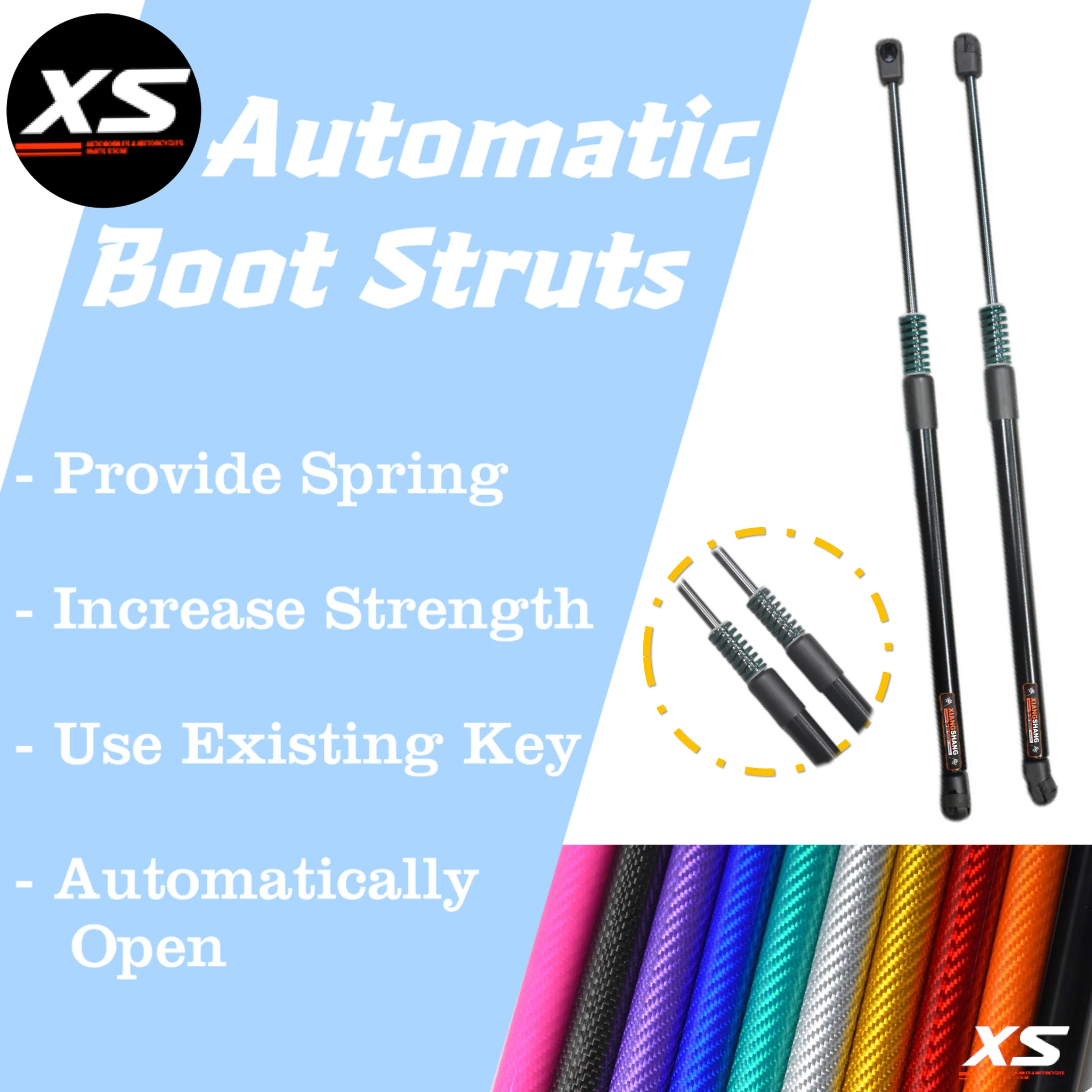 Rear Tailgate Auto Struts With Spring For Honda Civic Mk10 FK7 FK4 FK8 With 10KG Spoiler 2016-2021 Lift Support Shock Damper