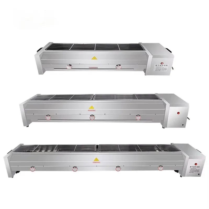 

Stainless steel smokeless gas barbecue grill smokeless barbecue grill