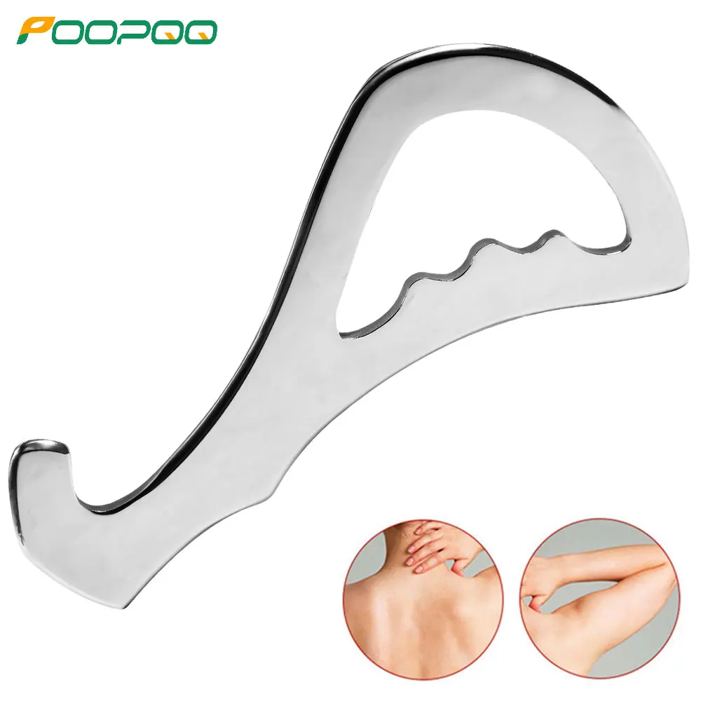 

Stainless Steel Gua Sha Tools - Massage Scraping Tool for Soft Tissue Mobilization, Physical Therapy for Back, Leg, Arm,Shoulder