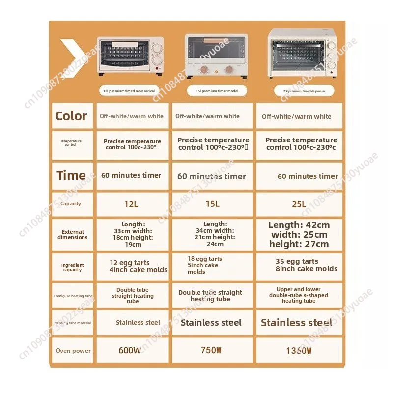 Small Double Layer Electric Oven Household Multifunctional Baking Oven Mini Countertop Pizza Cake Bread Toaster Oven Gift