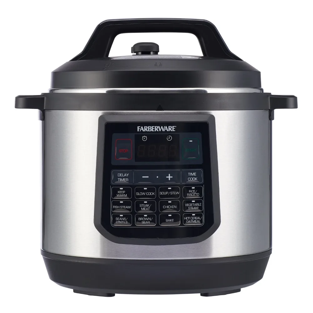 

8-Quart 7-in-1 Programmable Pressure Cooker, Multifunctional kitchen utensils, stainless steel