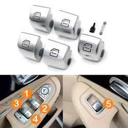 Interior Car Window Regulator Switch Button Cover Cap Replacement For Mercedes Benz C E GLC S Class W205 W253 W213 W293 W222