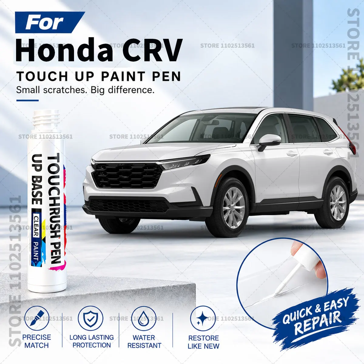 Automotive Paint Pen Car Scratch Remover Touch Up Repair Pen DIY Vehicle Paint Repair Tool Accessories For Honda CRV 1995-2025