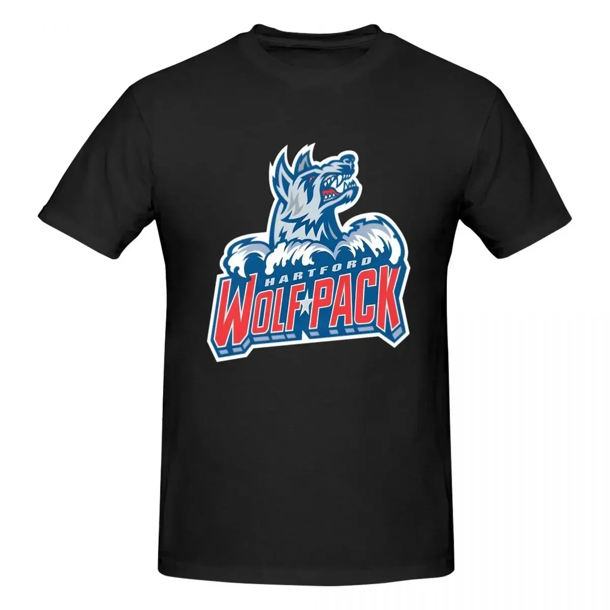 

Hartford Wolf Pack 100% Cotton T-shirt Men Oversized T Shirts Men O-Neck Short Sleeve S-6XL