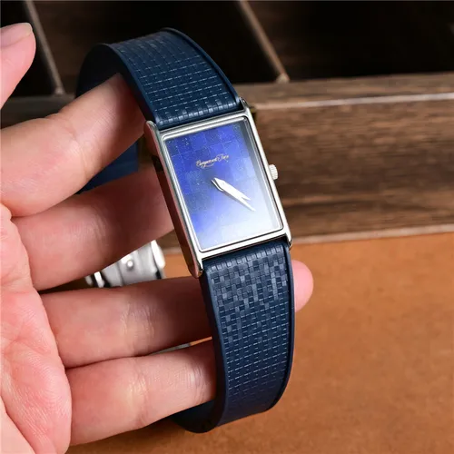 Imagen 2 del producto Correa de reloj de caucho fluorado cortada a medida 18/19/20/21/22mm FKM hebilla desplegable de liberación rápida pulsera de repuesto Universal para reloj