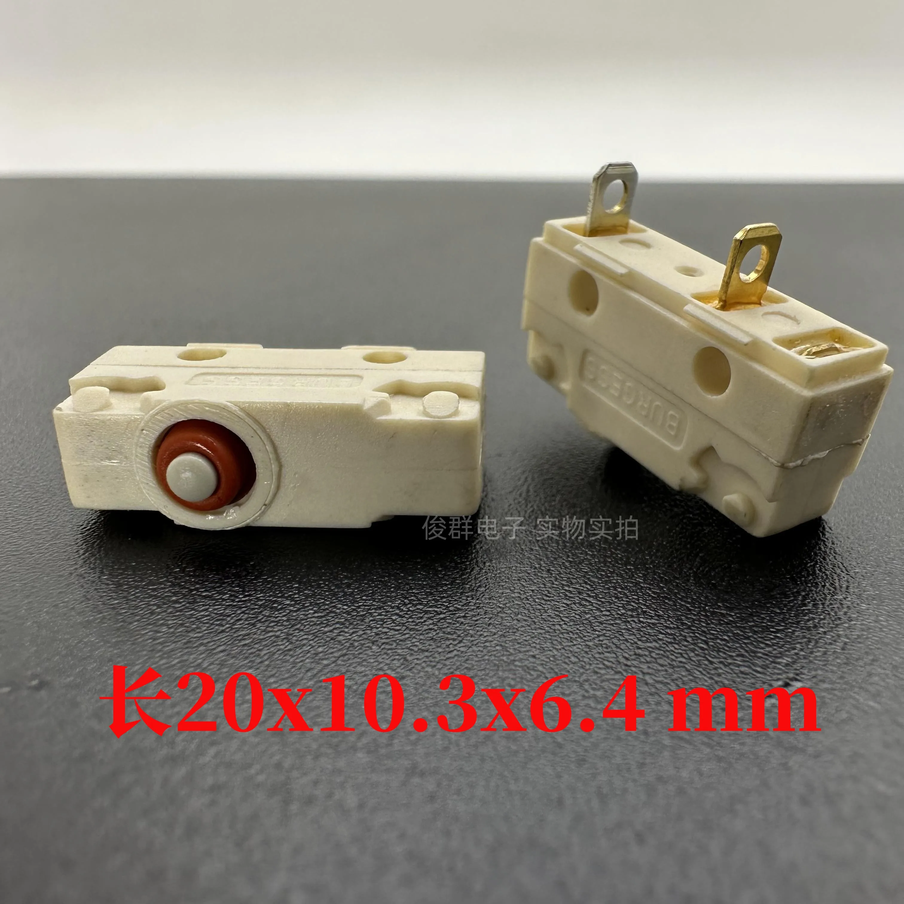 3pcs/waterproof and dustproof V4NST7UL micro switch 2 feet normally open detection reset medical