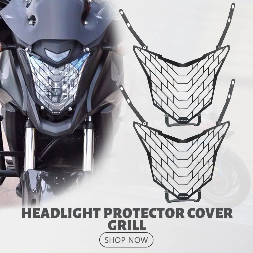 

Motorcycle CB500X 400X CB650F CBR650F Accessories Headlight Protection Cover Grille Guard For Honda CB500X CB400X 2019-2021 2022