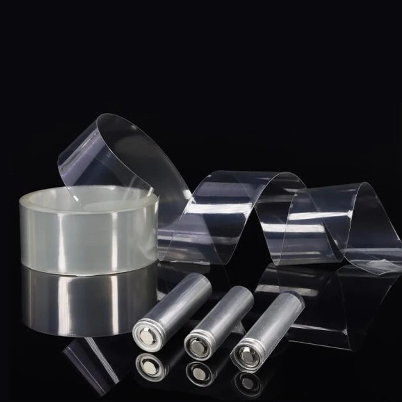 투명 PVC 열수축 튜브 18650 리튬 배터리 팩 절연 보호 포장 필름 21700 배터리 수축 필름