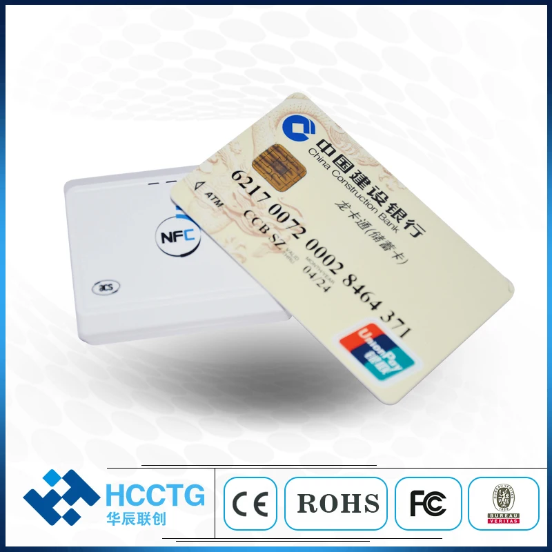 Portable Mobile Handheld Android Bluetooth NFC RFID 13.56Mhz Card Reader ACR1311U-N2