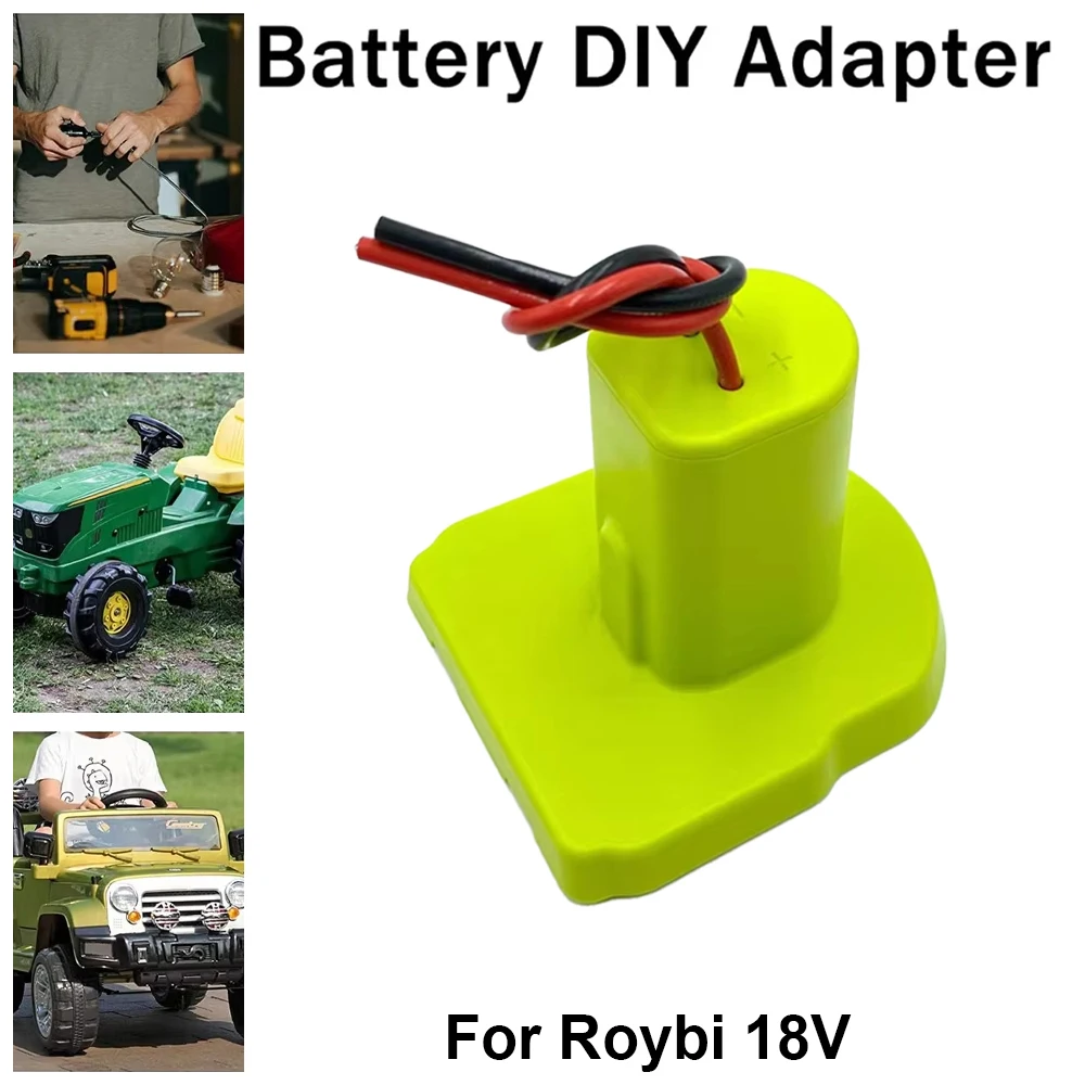 Battery Adapter for Ryobi ONE+ 18V Nimh/Li-ion Battery DIY Power Wheels Adapter Tool Connector for RYOBI Battery Dock Adapter