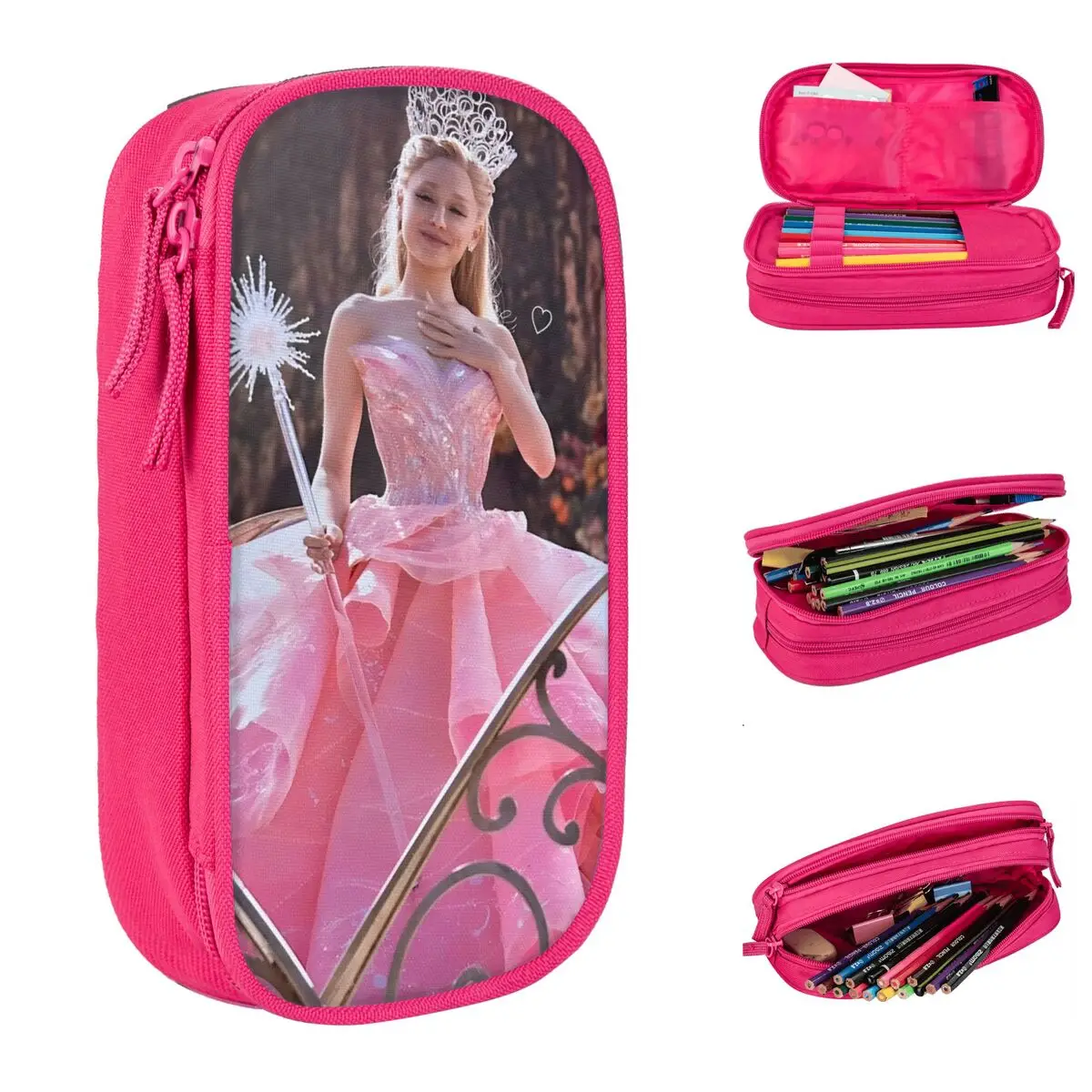 

Ariana Grande Pencil Case Singer Actress Wicked Pencilcases Pen Box for Girls Boys Big Bag Students School Gifts Stationery