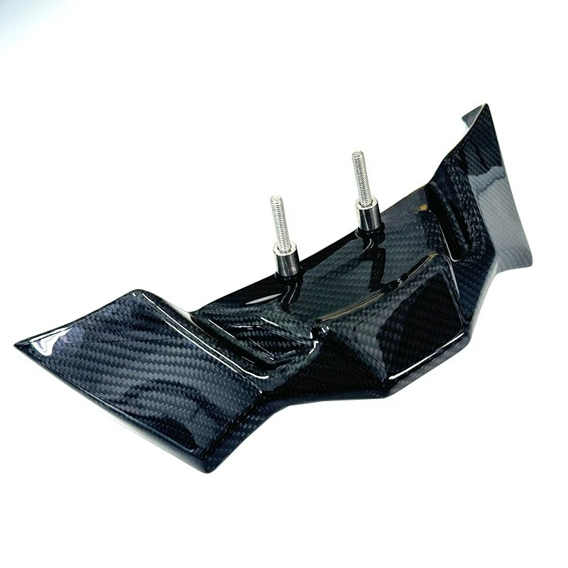For S1000R F900R modified carbon fiber, front lower lip fixed wing, spoiler shroud