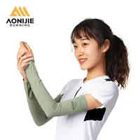 AONIJIE E4122 One Pair Quick Dry Sunscreen Ice Sleeves, Sun Sleeves Cover with Thumb Hole for Trail Marathon, Running, Riding