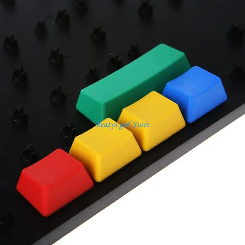 C7AB Customizable 10Key PBT Keycaps Set For Mechanical Keyboards In RGBY CMYK